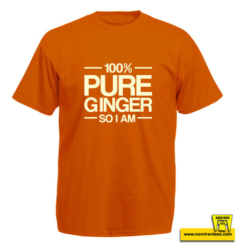100% Pure Ginger So I Am Kids T-shirt