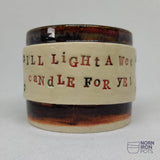 I'll Light A Wee Candle For Ye! - Candle holder No.17