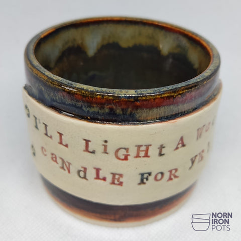 I'll Light A Wee Candle For Ye! - Candle holder No.17