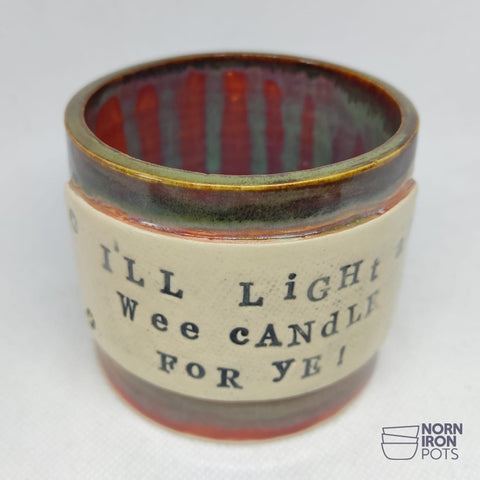 I'll Light A Wee Candle For Ye! - Candle holder No.18