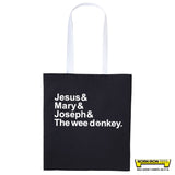 Jesus&Mary&Joseph&The Wee Donkey. - Duo Colour Tote Bag