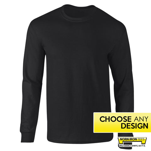 Regular Long Sleeved T-shirt - Choose Any Norn Iron Design